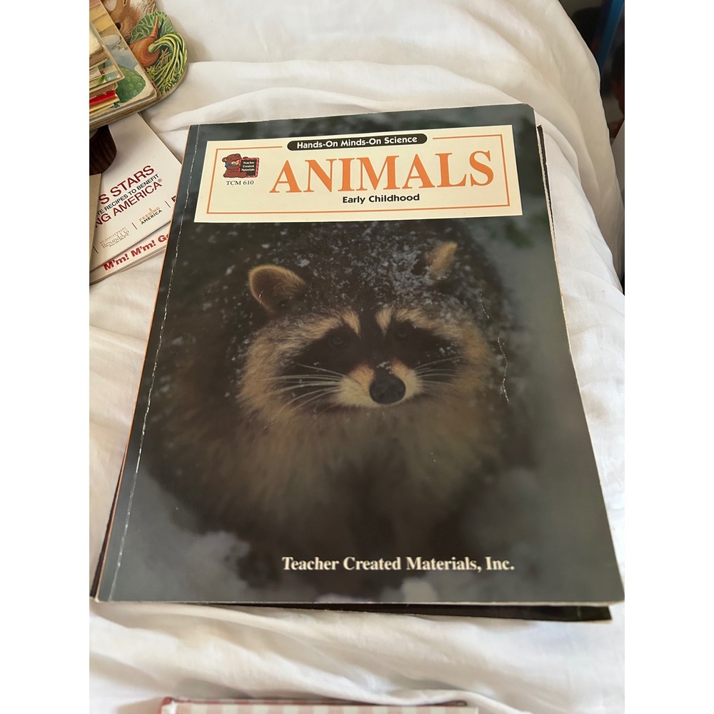 Teacher Created Materials Animals Early Childhood Science Workbook 1994